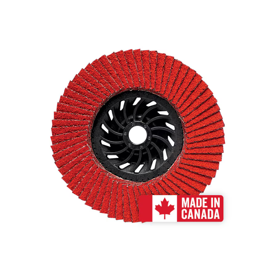 Red Canadian-made Platinum flap disc
